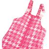 image:imageJessica Simpson Girls Twopiece Insulated Winter Snowsuit With Hooded Jacket and Ski Bib OverallsFuchsia Houndstooth