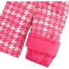 image:imageJessica Simpson Girls Twopiece Insulated Winter Snowsuit With Hooded Jacket and Ski Bib OverallsFuchsia Houndstooth