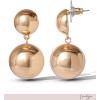 image:imageJessica Simpson GoldTone Ball Drop Earrings for Women Large Earrings GoldTone