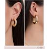 image:imageJessica Simpson GoldTone Mothers Day Earrings Pack for Women Set of 2 or 3 GoldPlated Stud Earrings and Chunky HoopsHoop Set Gold Tone