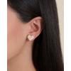 image:imageJessica Simpson GoldTone Mothers Day Earrings Pack for Women Set of 2 or 3 GoldPlated Stud Earrings and Chunky HoopsPearl Gold Tone