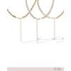 image:imageJessica Simpson GoldTone Necklace Set of 31415163 Layered Necklaces for Women with Clear Crystals