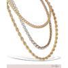image:imageJessica Simpson GoldTone Necklace Set of 31415163 Layered Necklaces for Women with Clear Crystals