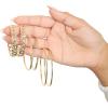 image:imageJessica Simpson Hoop Earrings for Women 3 Pairs Fashion Valentines Earrings Pack Ladies GiftsGold