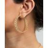 image:imageJessica Simpson Hoop Earrings for Women 3 Pairs Fashion Valentines Earrings Pack Ladies GiftsGold