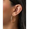 image:imageJessica Simpson Hoop Earrings for Women 3 Pairs Fashion Valentines Earrings Pack Ladies GiftsGold Textured