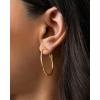 image:imageJessica Simpson Hoop Earrings for Women 3 Pairs Fashion Valentines Earrings Pack Ladies GiftsMixed Metal