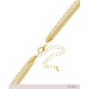 image:imageJessica Simpson Multilayer Charm Necklace for Women 14203 GoldTone Layered Necklace with Butterfly Cross amp Heart Charm