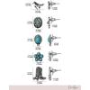 image:imageJessica Simpson Oxidized SilverPlated and Turquoise Stud Earrings Pack of 5 Turquoise Earrings Mothers Day Gifts for Her
