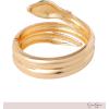 image:imageJessica Simpson Snake Bracelet for Women 7 GoldTone Snake Wrap Bracelet with Green and Clear Crystals