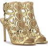 image:imageJessica Simpson Womens JalinaGoldClear Faux Leather