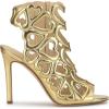 image:imageJessica Simpson Womens JalinaGoldClear Faux Leather