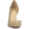 image:imageJessica Simpson Womens PalvinGoldClear Faux Leather