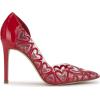 image:imageJessica Simpson Womens PalvinRed MuseClear Faux Leather