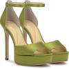 image:imageJessica Simpson Womens SohileaBotanical Green Satin