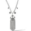 image:imageJessica Simpson Dreamcatcher Pendant Necklace for Women 16 SilverTone Trendy Boho Necklace with Pendant and Charms