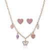 image:imageJessica Simpson Girls Jewelry Set with Charm Necklace and Stud Earrings GoldTone Mothers Day Gifts for GirlsGold