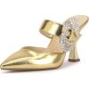 image:imageJessica Simpson Womens FavicaGold Faux Leather