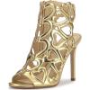 image:imageJessica Simpson Womens JalinaGoldClear Faux Leather