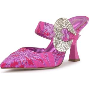 image:imageJessica Simpson Womens FavicaPinkRed Combo Aurora Brocade Textile