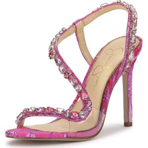image:imageJessica Simpson Womens Jaycin High Heel SandalPinkRed Combo