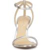 image:imageJessica Simpson Womens BahariaSilver Metallic Nappa Pu
