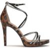 image:imageJessica Simpson Womens Jaeya Strappy High Heel SandalBlackNatural