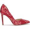 image:imageJessica Simpson Womens Prizma DOrsay PumpRed Multi Paisley Print