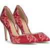 image:imageJessica Simpson Womens Prizma DOrsay PumpRed Multi Paisley Print