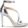 image:imageJessica Simpson Womens Rayli Ankle Strap High HeelSilver Mirror Metallic