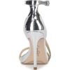 image:imageJessica Simpson Womens Rayli Ankle Strap High HeelSilver Mirror Metallic