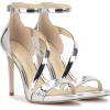 image:imageJessica Simpson Womens Rayli Ankle Strap High HeelSilver Mirror Metallic