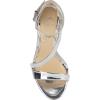 image:imageJessica Simpson Womens Rayli Ankle Strap High HeelSilver Mirror Metallic