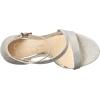 image:imageJessica Simpson Womens Rayli Ankle Strap High HeelSilver Sparkle Mesh