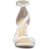 image:imageJessica Simpson Womens Rayli Ankle Strap High HeelWhite Satin