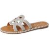 image:imageJessica Simpson womens Bria Flat Woven SandalsSilver