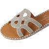 image:imageJessica Simpson womens Bria Flat Woven SandalsSilver