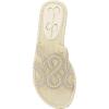 image:imageJessica Simpson womens Bria Flat Woven SandalsSoft Ivory Shimmer Sand