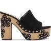image:imageJessica Simpson womens Shelbie Block Heel PlatformBlack Supreme Microsuede