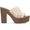image:imageJessica Simpson womens Shelbie Block Heel PlatformNatural Macrame