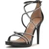 image:imageJessica Simpson Womens Jaeya Strappy High Heel SandalBlackClear