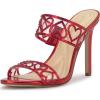 image:imageJessica Simpson Womens JovaraRed MuseClear Shimmer Sand