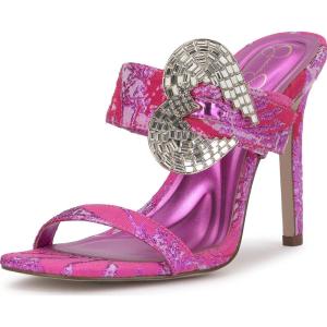image:imageJessica Simpson Womens OrrietaPinkRed Combo Aurora Brocade Textile