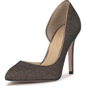 image:imageJessica Simpson Womens Prizma DOrsay PumpBronzeBlack Sparkle
