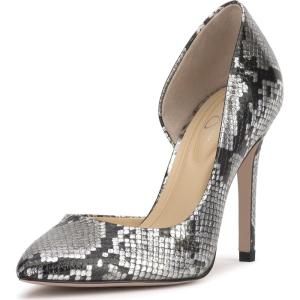 image:imageJessica Simpson Womens Prizma DOrsay PumpChrome Metallic Snake