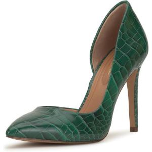 image:imageJessica Simpson Womens Prizma DOrsay PumpGreen Carrie Croco Print