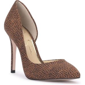 image:imageJessica Simpson Womens Prizma DOrsay PumpNatural Spotty Leopard Micro