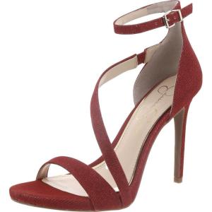 image:imageJessica Simpson Womens Rayli Ankle Strap High HeelIntense Red