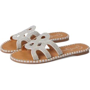 image:imageJessica Simpson womens Bria Flat Woven SandalsSilver