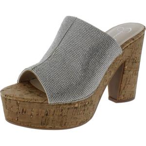 image:imageJessica Simpson womens Shelbie Block Heel PlatformSilver